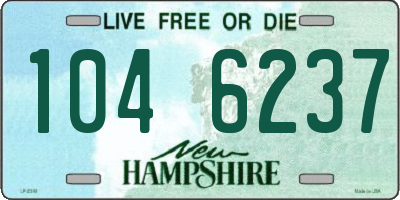 NH license plate 1046237