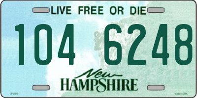 NH license plate 1046248