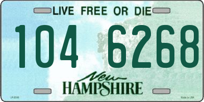 NH license plate 1046268
