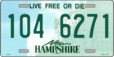 NH license plate 1046271
