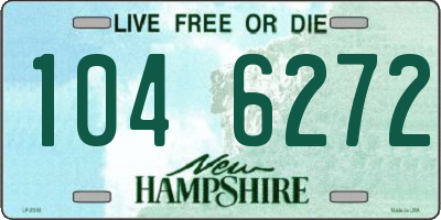 NH license plate 1046272
