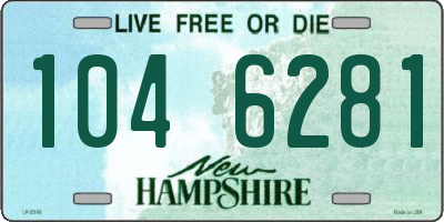 NH license plate 1046281