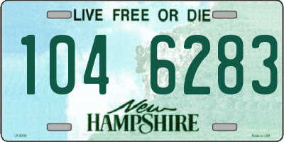 NH license plate 1046283