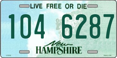 NH license plate 1046287