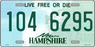 NH license plate 1046295