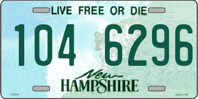 NH license plate 1046296