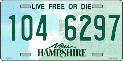 NH license plate 1046297
