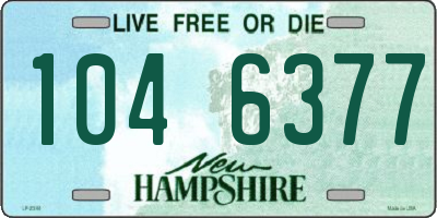 NH license plate 1046377