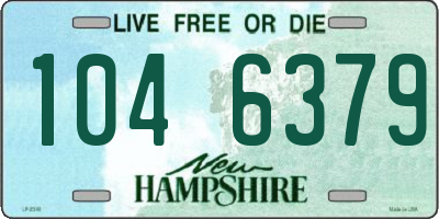 NH license plate 1046379