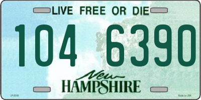 NH license plate 1046390