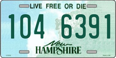 NH license plate 1046391