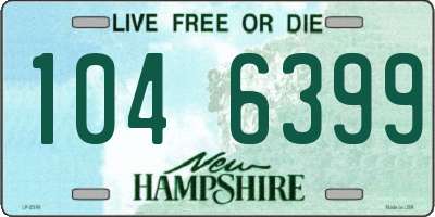 NH license plate 1046399