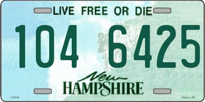 NH license plate 1046425