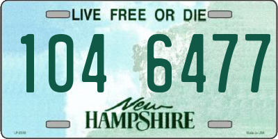 NH license plate 1046477