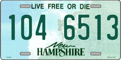 NH license plate 1046513
