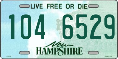 NH license plate 1046529