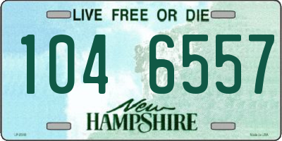 NH license plate 1046557