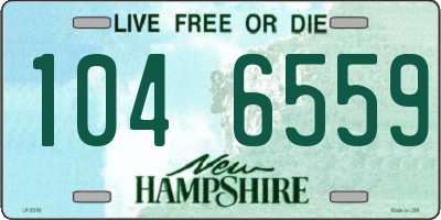 NH license plate 1046559