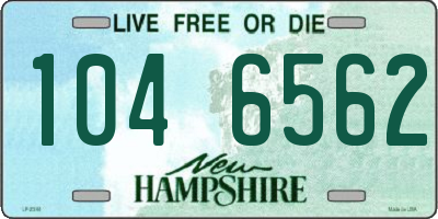NH license plate 1046562