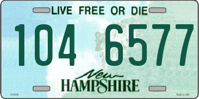 NH license plate 1046577