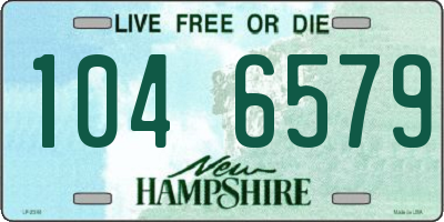 NH license plate 1046579