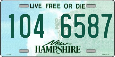 NH license plate 1046587