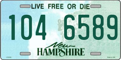 NH license plate 1046589