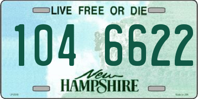 NH license plate 1046622