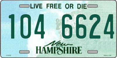 NH license plate 1046624