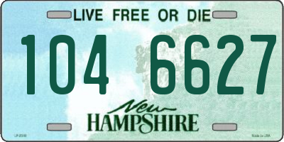 NH license plate 1046627