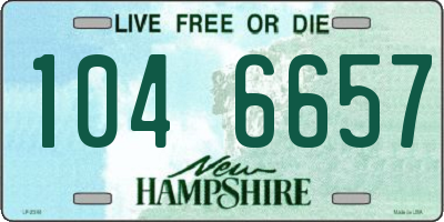 NH license plate 1046657