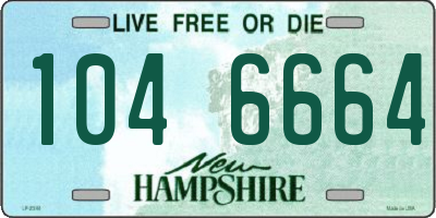 NH license plate 1046664