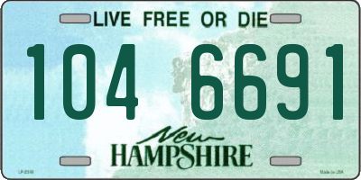 NH license plate 1046691