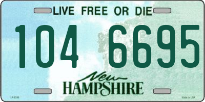 NH license plate 1046695