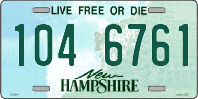 NH license plate 1046761