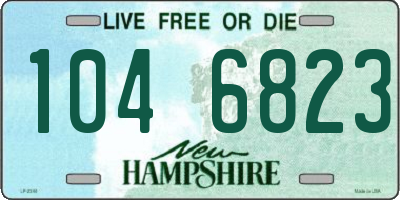 NH license plate 1046823