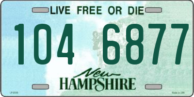 NH license plate 1046877