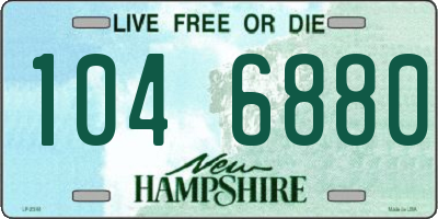 NH license plate 1046880