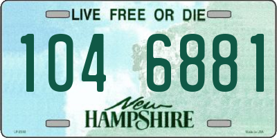 NH license plate 1046881