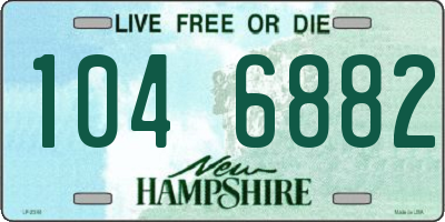 NH license plate 1046882