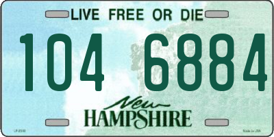 NH license plate 1046884