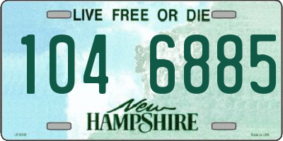 NH license plate 1046885