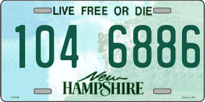 NH license plate 1046886