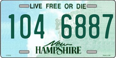 NH license plate 1046887