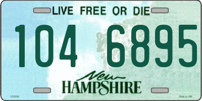 NH license plate 1046895