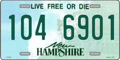 NH license plate 1046901