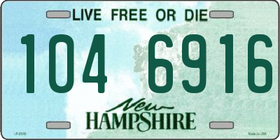 NH license plate 1046916