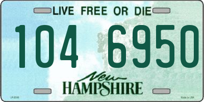 NH license plate 1046950