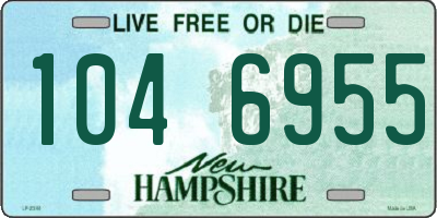 NH license plate 1046955