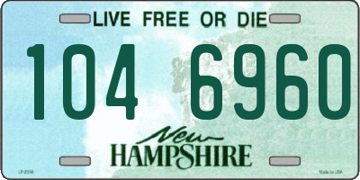 NH license plate 1046960